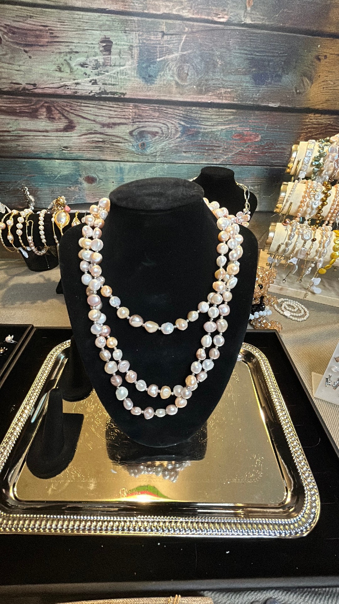 Longer than you can believe freshwater pearl necklace