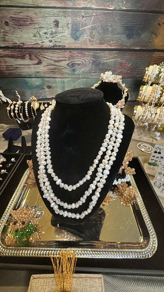 Longer than you can imagine freshwater pearl necklace