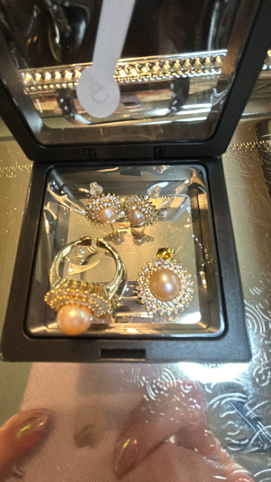 Pendant, earrings& ring set