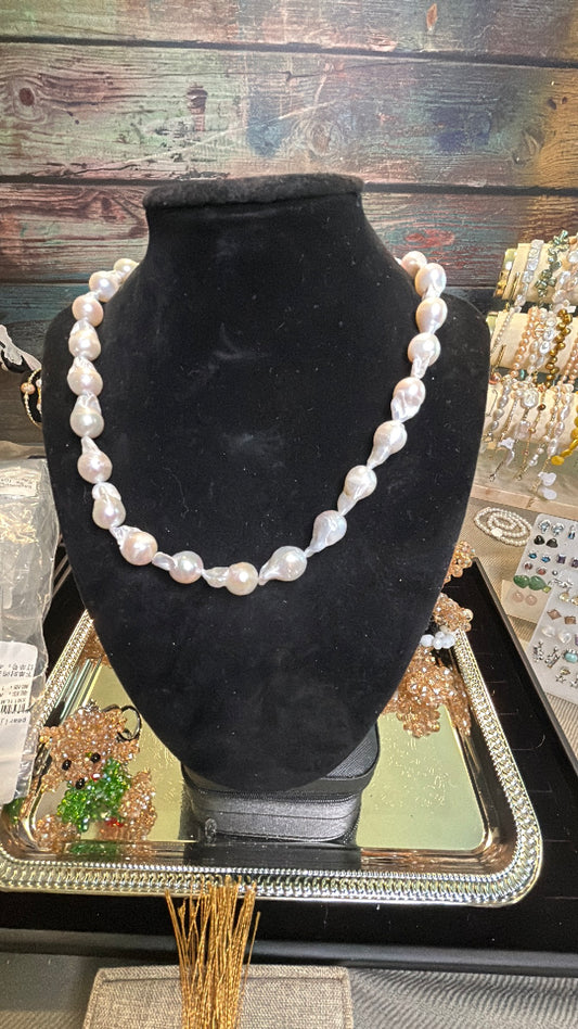 Matched set of baby baroque pearls